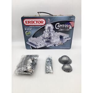 Erector Limited Edition Capitol Building Construction Set. Nearly Complete
